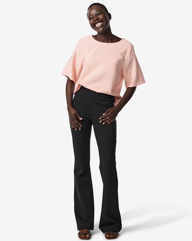 damesbroek Wana zwart zwart - 36367370BLACK - HEMA