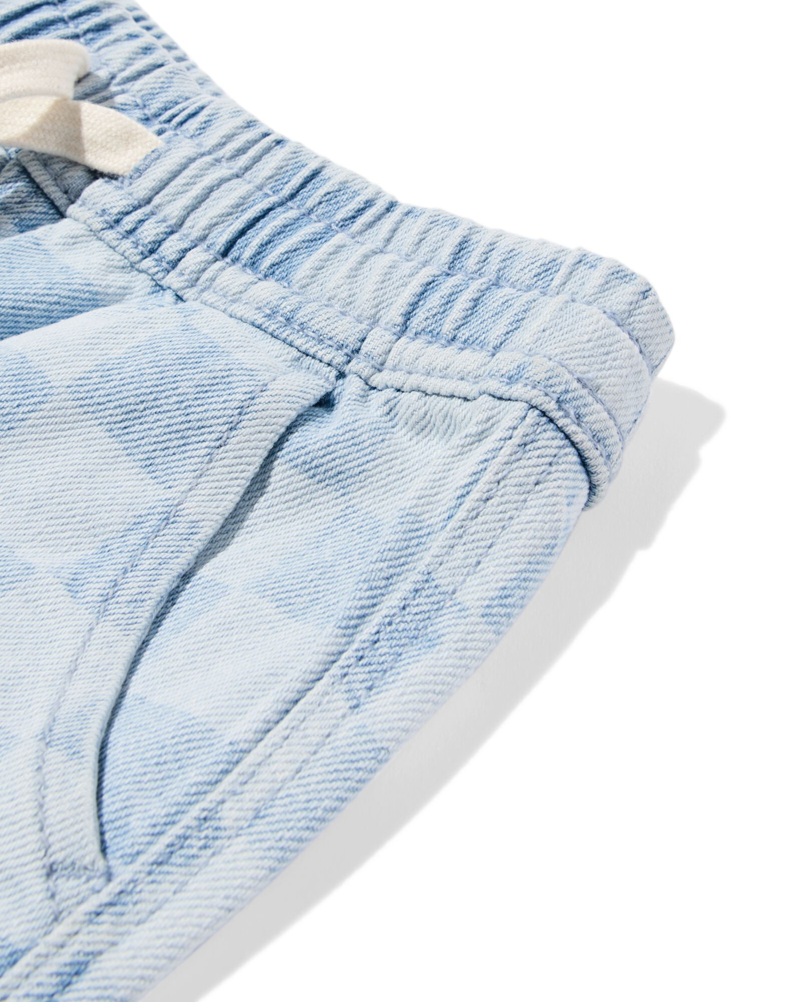 baby korte broek ruiten denim denim - 33153570DENIM - HEMA