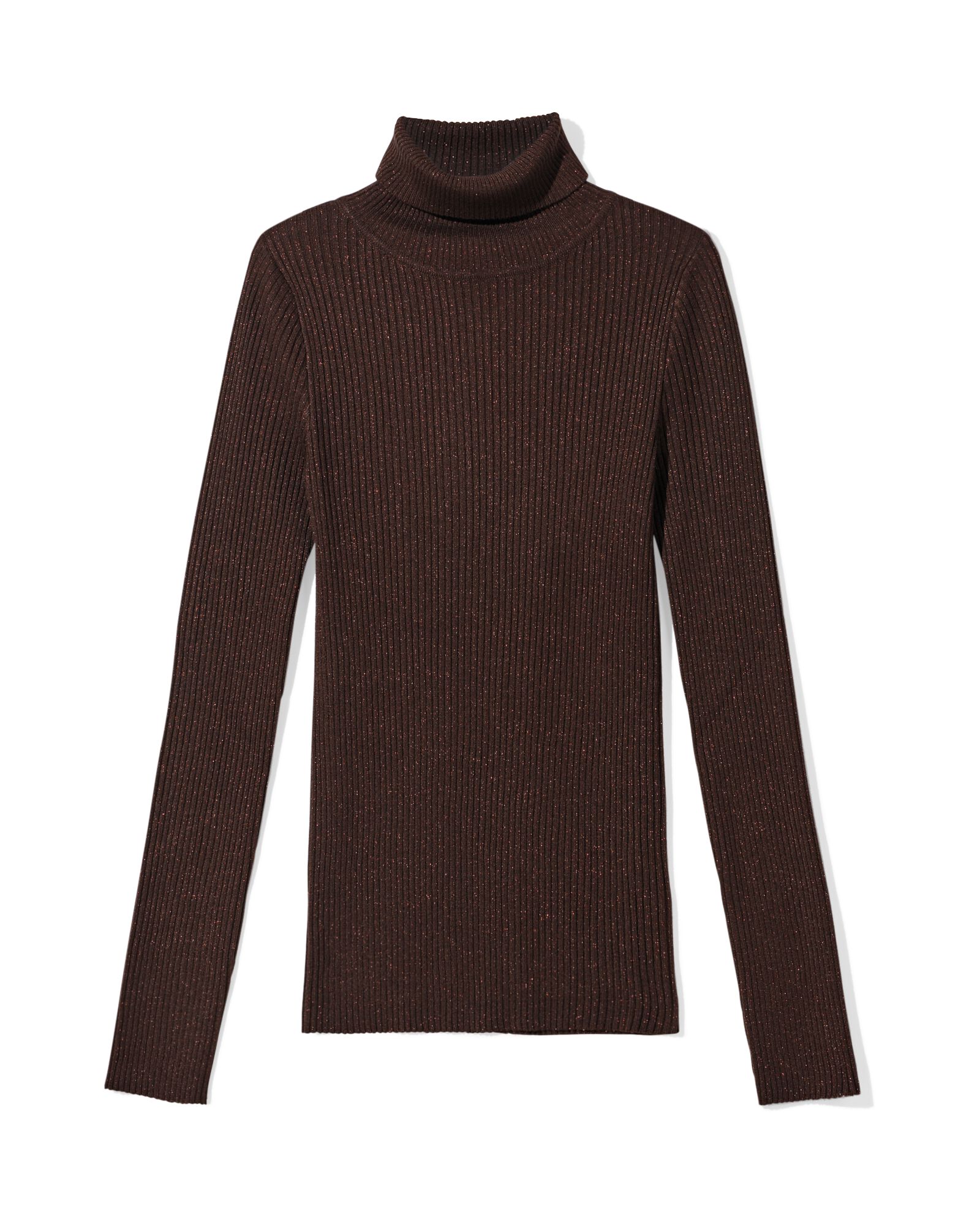pull femme Nova c&ocirc;tel&eacute; paillettes marron - 36205560BROWN - HEMA