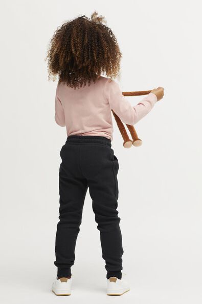 pantalon sweat enfant relief noir - 1000025872 - HEMA