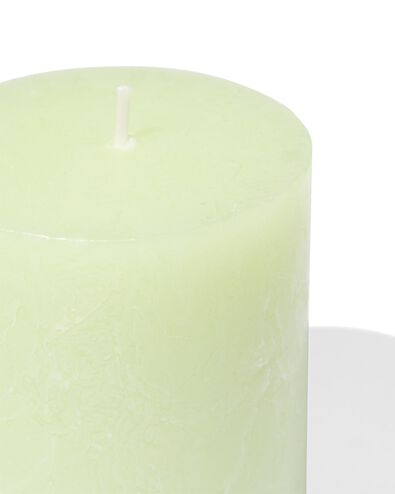 bougie rustique &Oslash; 7x8 vert clair vert menthe 7 x 8 - 13504008 - HEMA