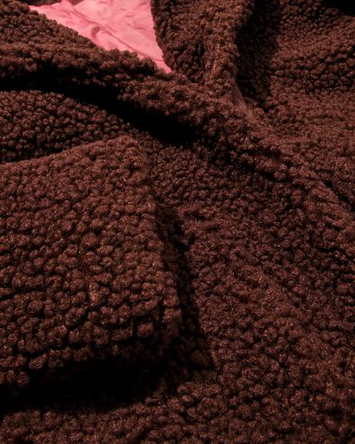 Kinderjacke Teddy dunkelbraun dunkelbraun - 30825206DARKBROWN - HEMA