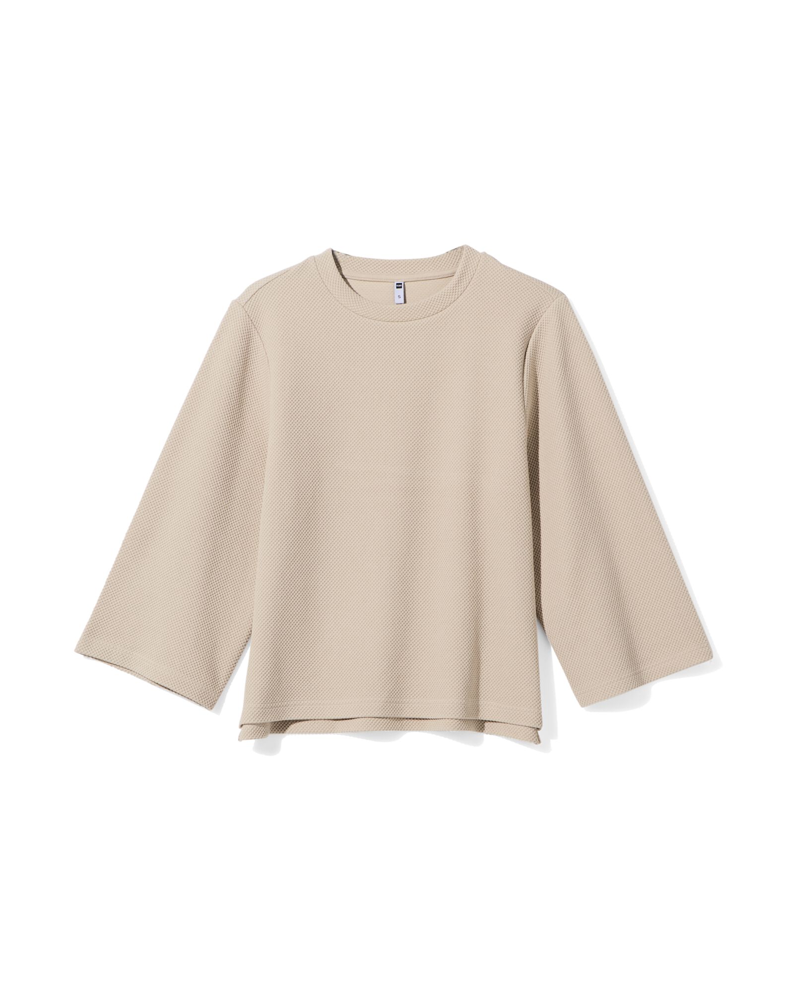 t-shirt structur&eacute; Kacey pour femmes sable - 36274460SAND - HEMA