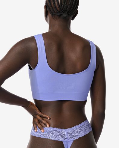 top sans couture et sans armature  bleu - 21850290BLUE - HEMA