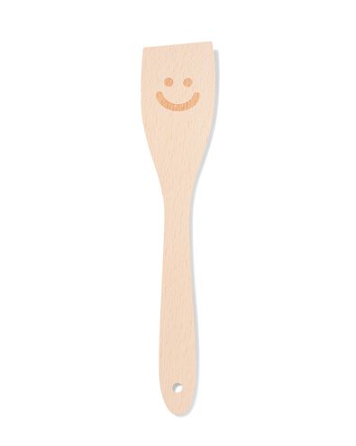 spatule en bois visage - 80840022 - HEMA