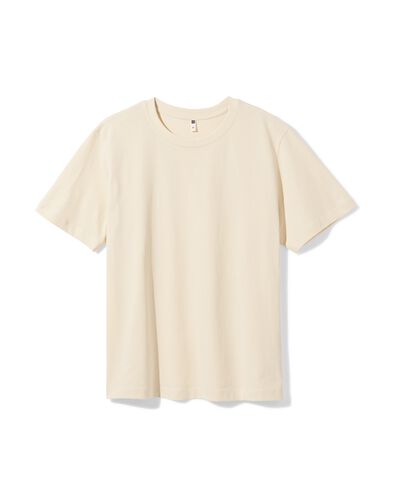 dames T-shirt Larissa regular fit wit wit - 36311360WHITE - HEMA