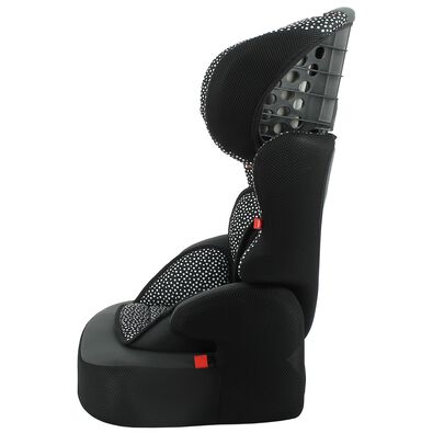 mitwachsender Auto-Kindersitz, 9 – 36 kg, schwarz/weiß gepunktet - 41700007 - HEMA