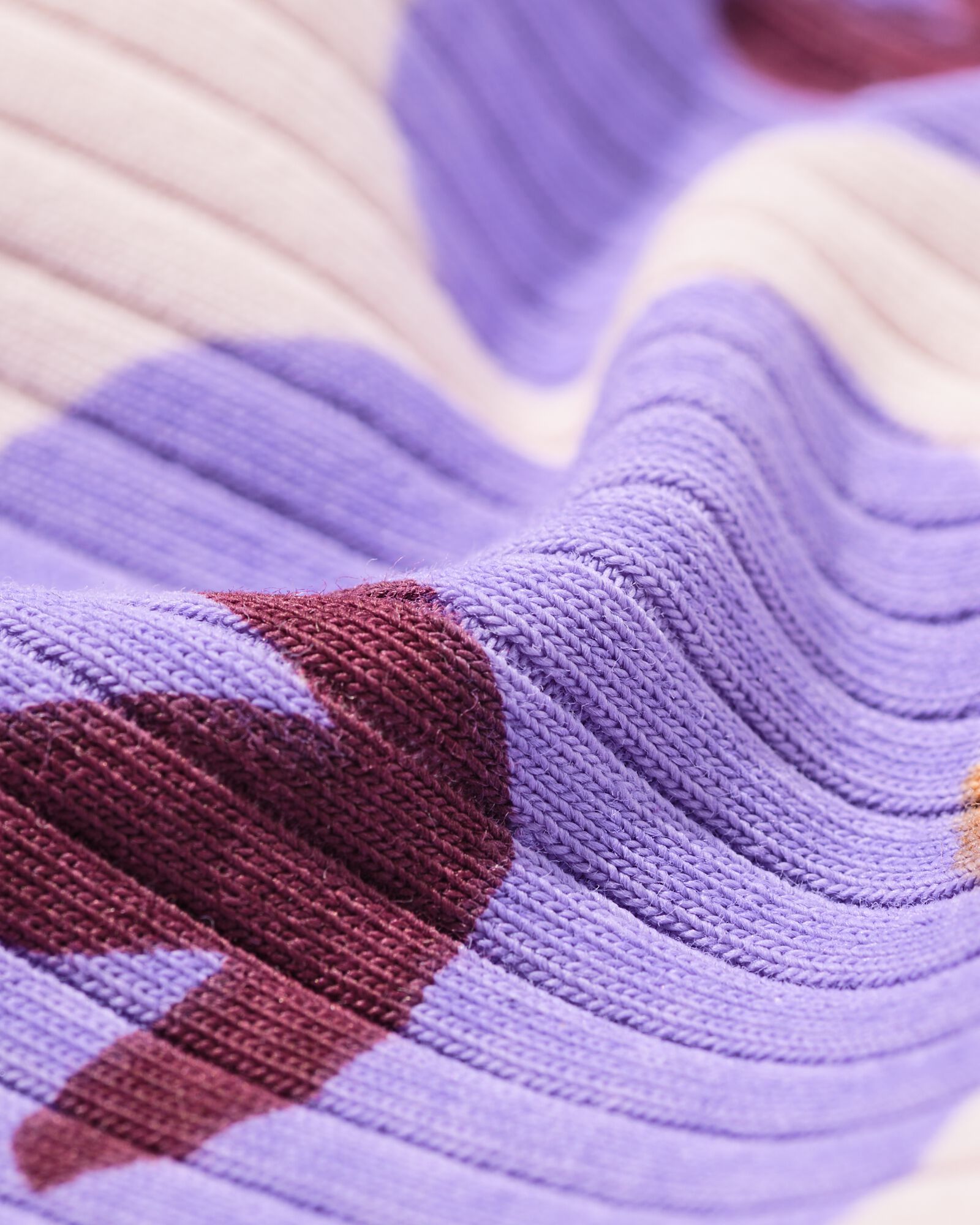 kinder T-shirt rib bloemen ecru - 30826605ECRU - HEMA