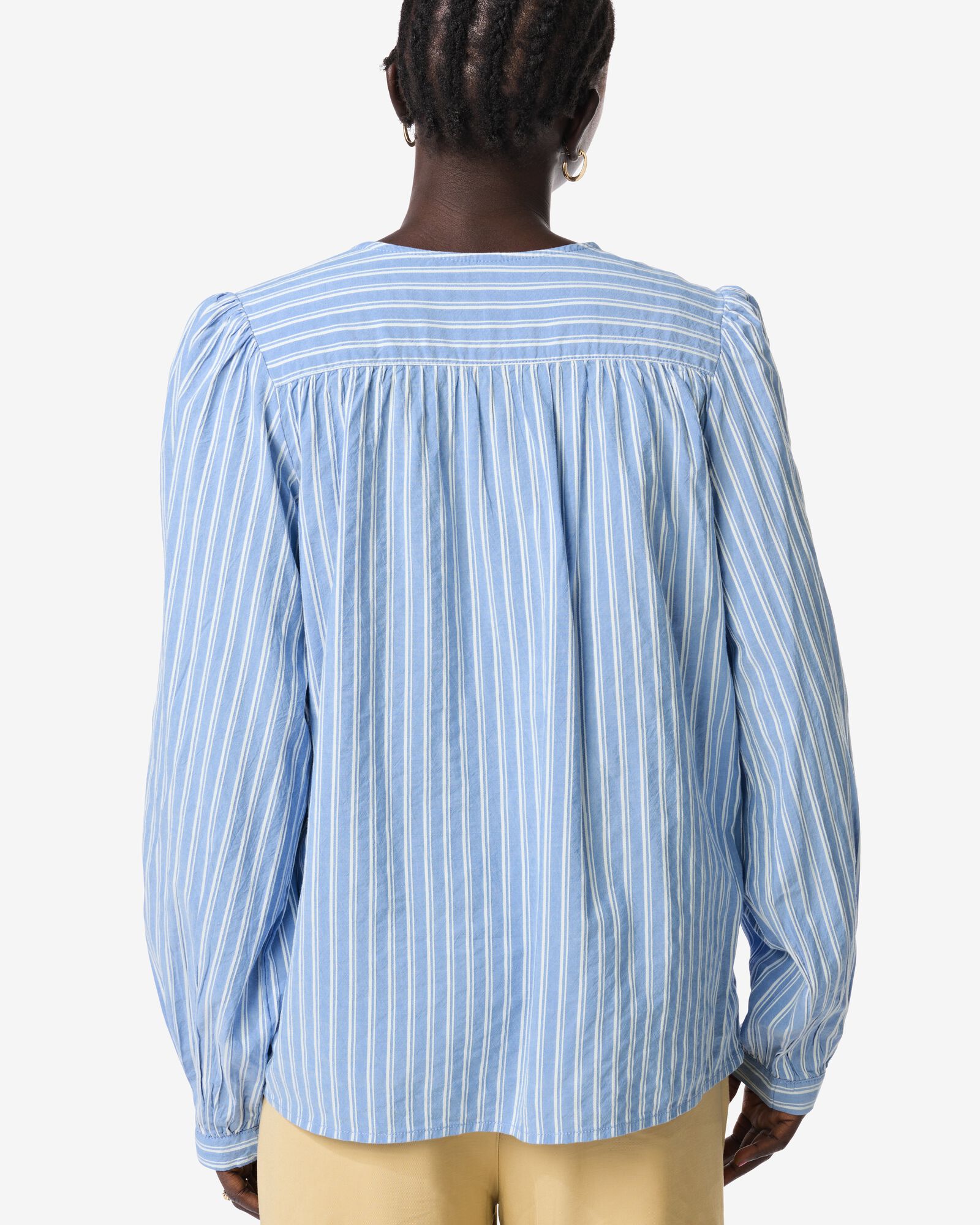 Bluse Sally gestreift blau blau - 36206890BLUE - HEMA