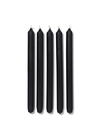 12 bougies longues &Oslash;2.2x29 noir noir 2,2 x 29 - 13503362 - HEMA