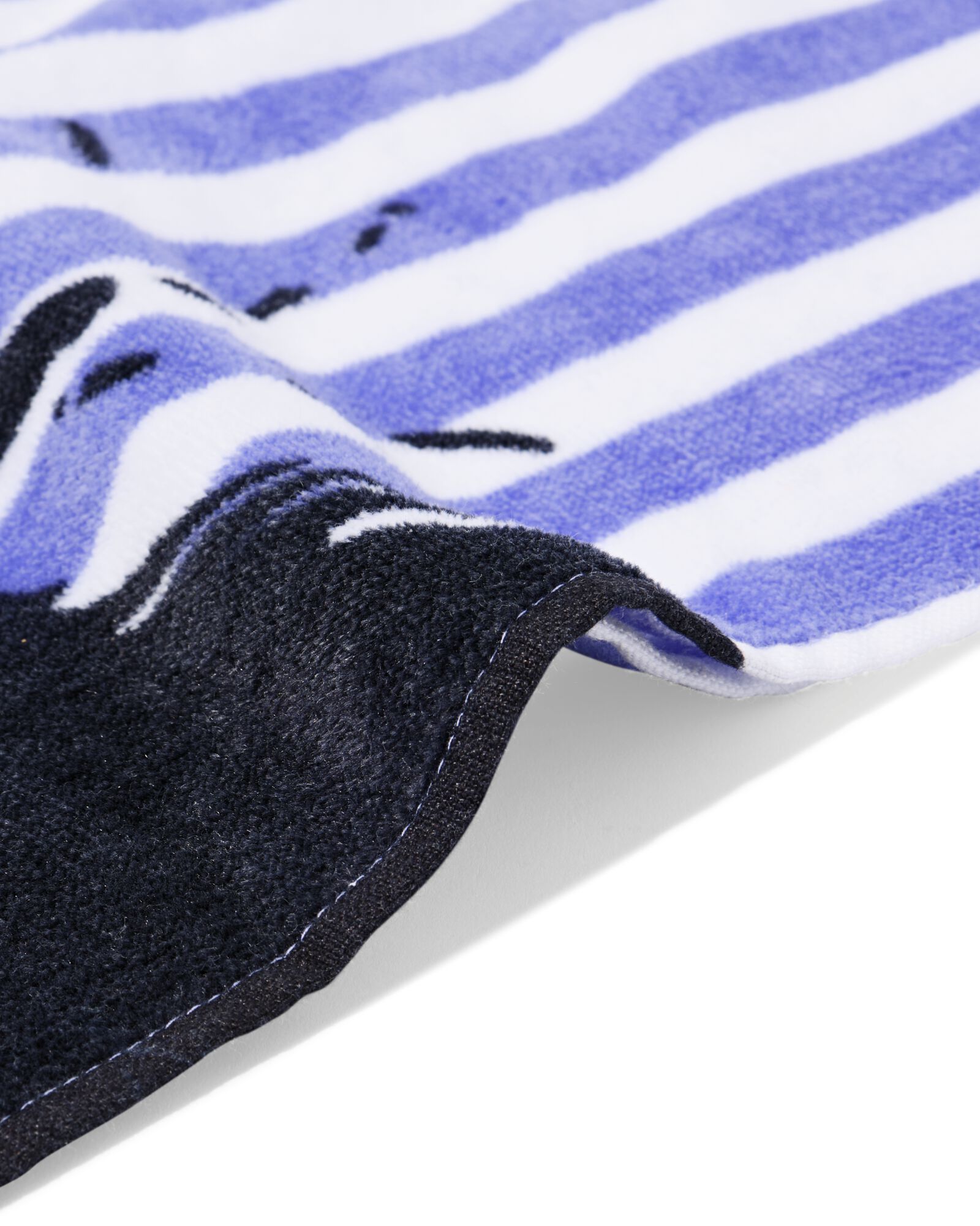 Siepie kinder strandponcho 60x60cm velours - 5250050 - HEMA