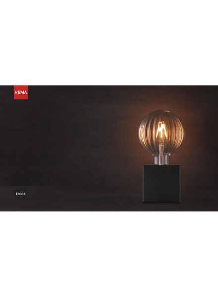 lampe de table - 1.5 m - noir - 20020090 - HEMA
