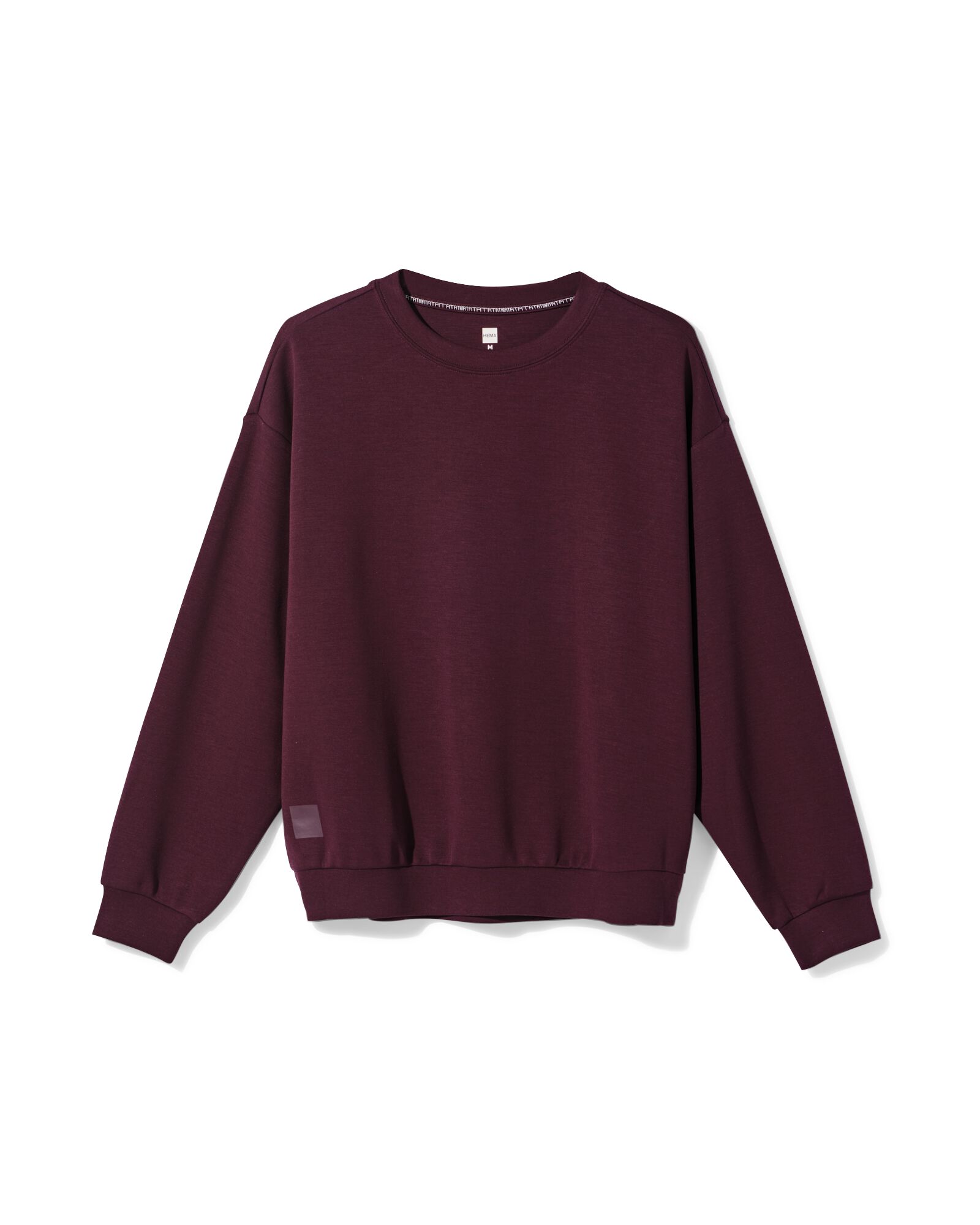 Damen-Loungepullover bordeauxrot bordeauxrot - 36000446BURGUNDYRED - HEMA