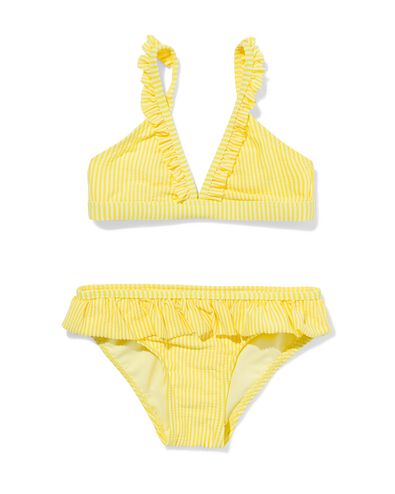 Kinderbikini, Streifen gelb - 22250070YELLOW - HEMA