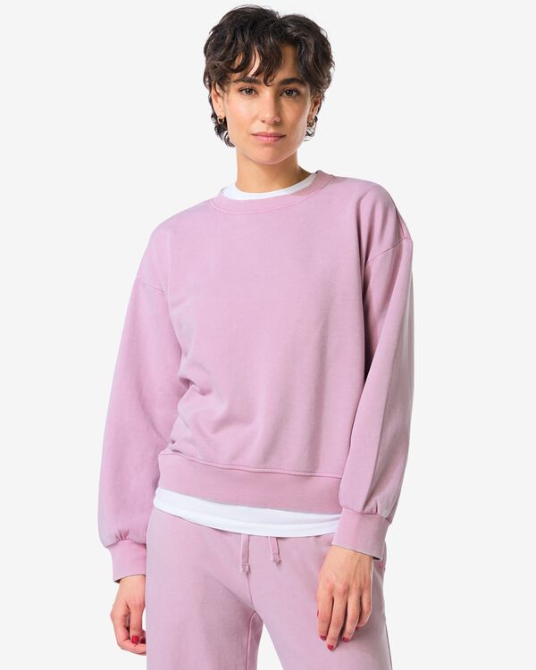 pull femme Esmee jersey relaxed fit rose rose - 36206660PINK - HEMA