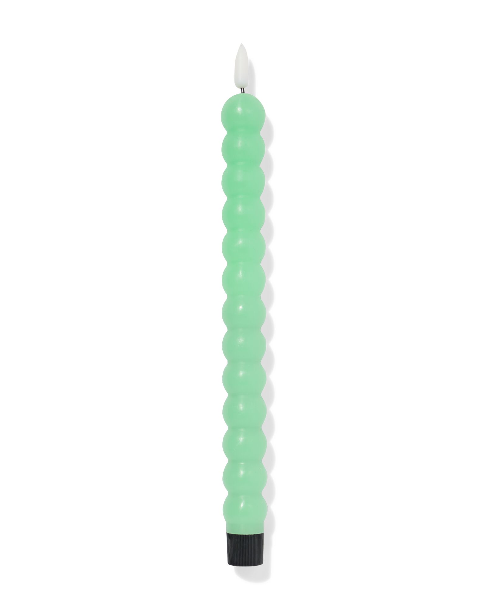 Bougie d'int&eacute;rieur LED &Oslash;2.5x29cm boule verte - 13550113 - HEMA