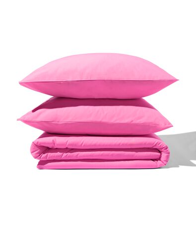 Bettbezug 240 x 200/220 cm, weiche Baumwolle, Pink - 5750075 - HEMA