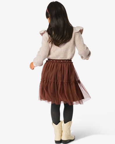 jupe maille enfant marron - 30834409BROWN - HEMA