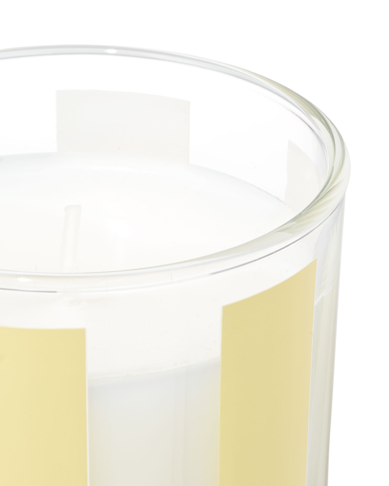 bougie parfum&eacute;e en verre ⌀7x8cm vanille - 13507571 - HEMA