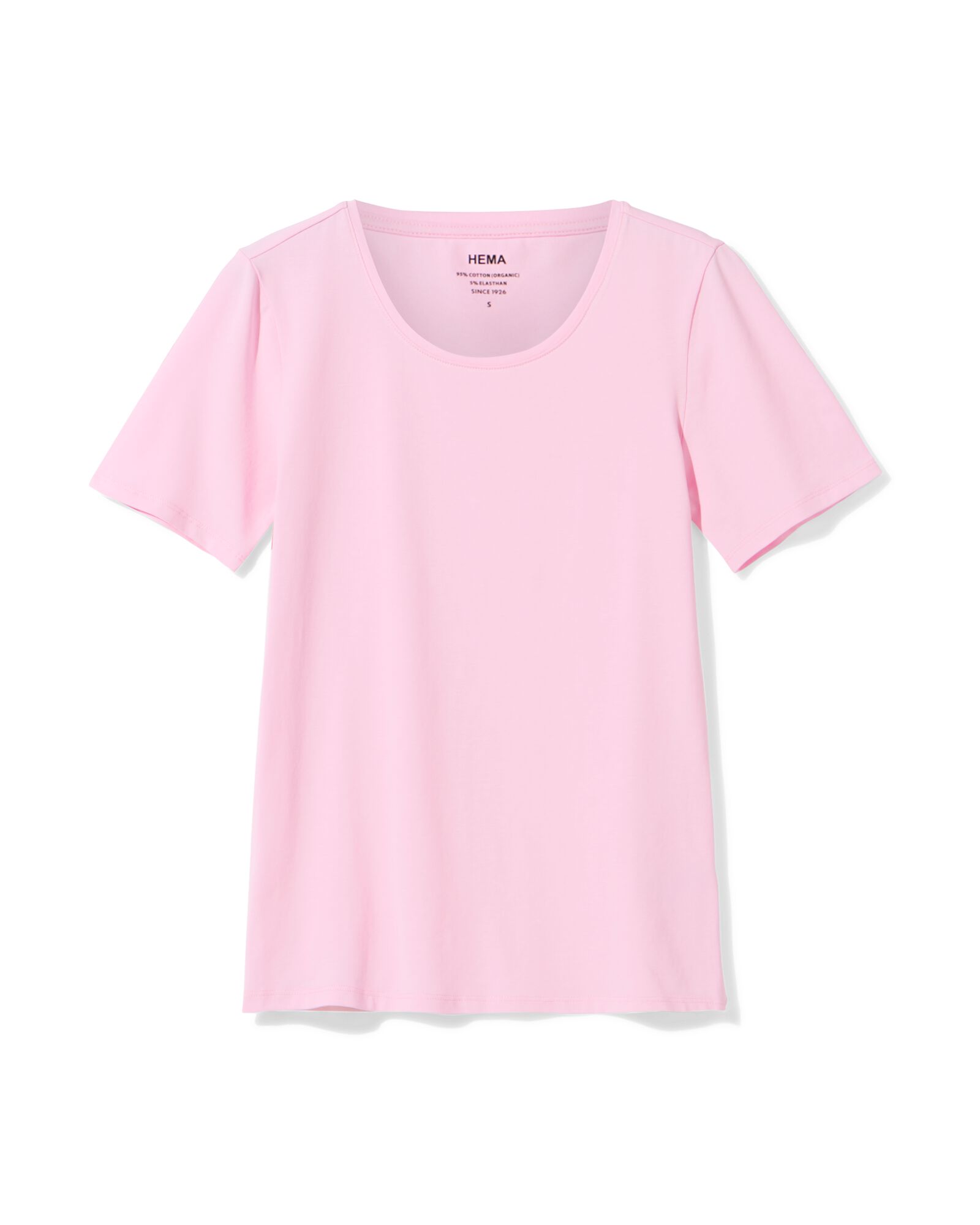 dames T-shirt basic o-hals lila lila - 36300320LILAC - HEMA