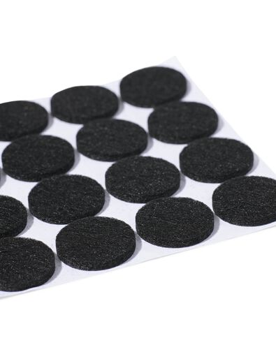 patins en feutre auto-adh&eacute;sifs &Oslash; 22 mm - 16 pi&egrave;ces - 81000109 - HEMA