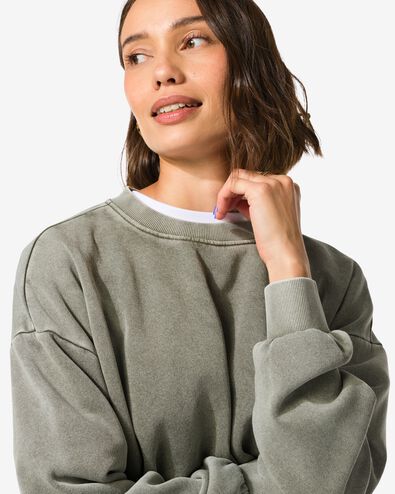 damessweater Esmee groen - 36205460GREEN - HEMA