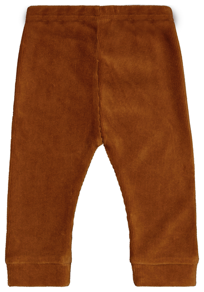 legging nouveau-né côtelé velours marron marron - 1000028739 - HEMA