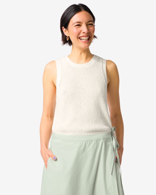 damestrui Faya fijngebreid wit wit - 36204770WHITE - HEMA