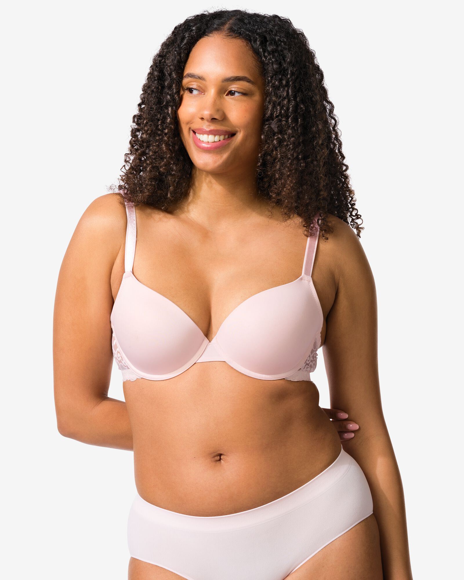 soutien-gorge push-up avec armatures rose p&acirc;le rose p&acirc;le - 21805650LIGHTPINK - HEMA