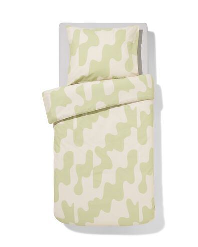 housse de couette 140x200/220 cm coton doux lignes - 5700246 - HEMA