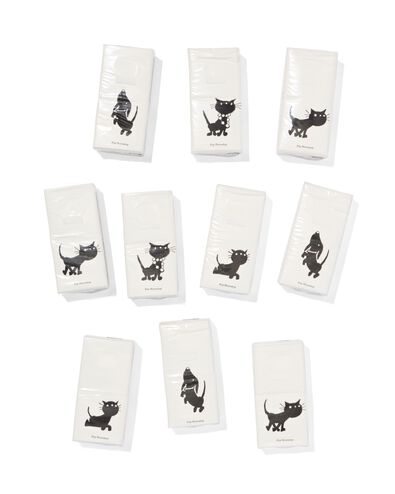 zakdoekjes met aloë vera 4-laags - 10x10 stuks - 11511224 - HEMA