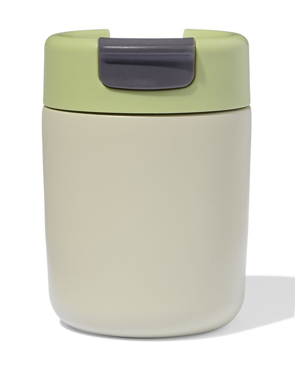 gobelet &agrave; caf&eacute; 300 ml en acier inoxydable vert - 80650270 - HEMA