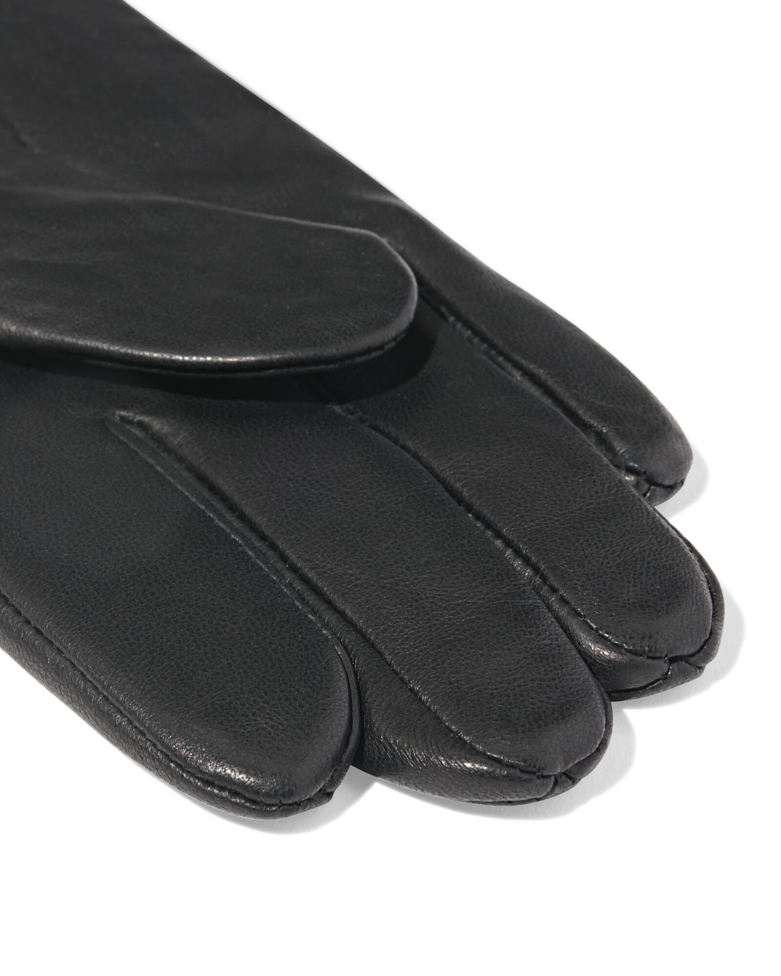 gants embout tactile cuir femme noir XL - 16451014 - HEMA