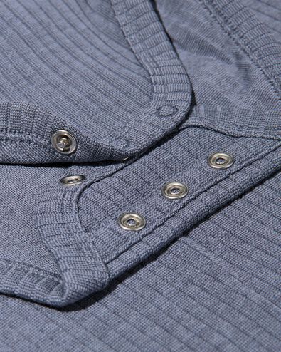 bodies &eacute;volutifs bambou c&ocirc;tel&eacute;s bleu - 33306650BLUE - HEMA