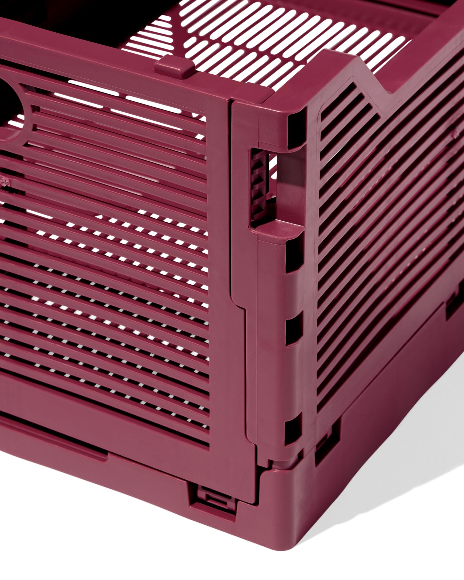 caisse pliante lettres recycl&eacute;e M bordeaux bordeaux M  30 x 40 x 17 - 39811085 - HEMA