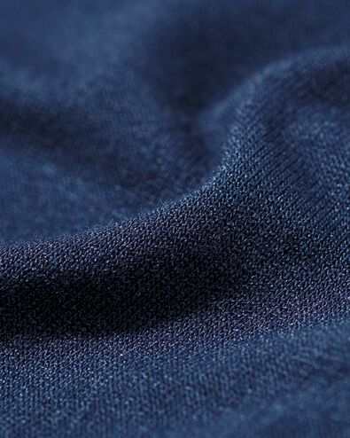 damespyjama donkerblauw donkerblauw - 23418250DARKBLUE - HEMA