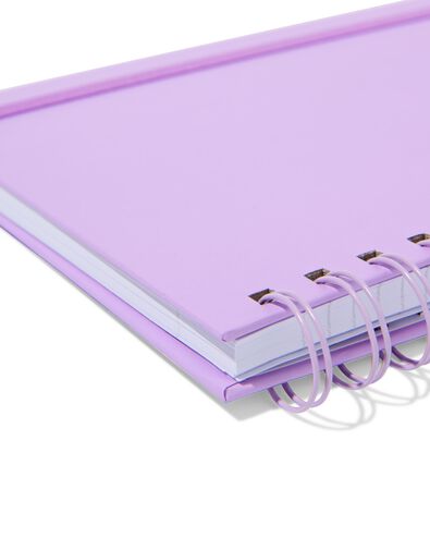 Notizbuch A5 liniert, Lila - 14120126 - HEMA