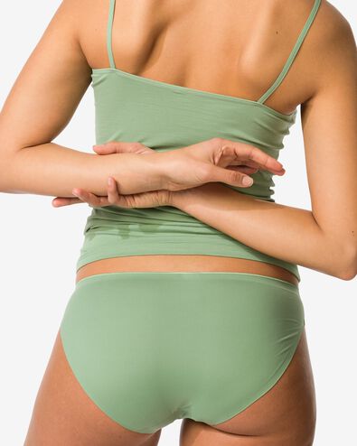 damesslip second skin micro groen groen - 19602505GREEN - HEMA