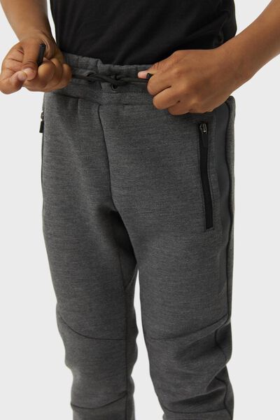 pantalon sweat enfant gris foncé gris foncé - 1000028134 - HEMA