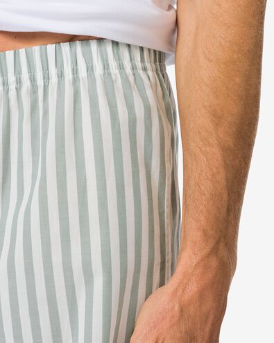 cale&ccedil;on ample homme rayures vert fonc&eacute; - 19190401DARKGREEN - HEMA