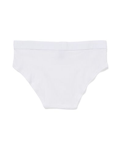 dameshipster katoen wit wit - 21900150WHITE - HEMA