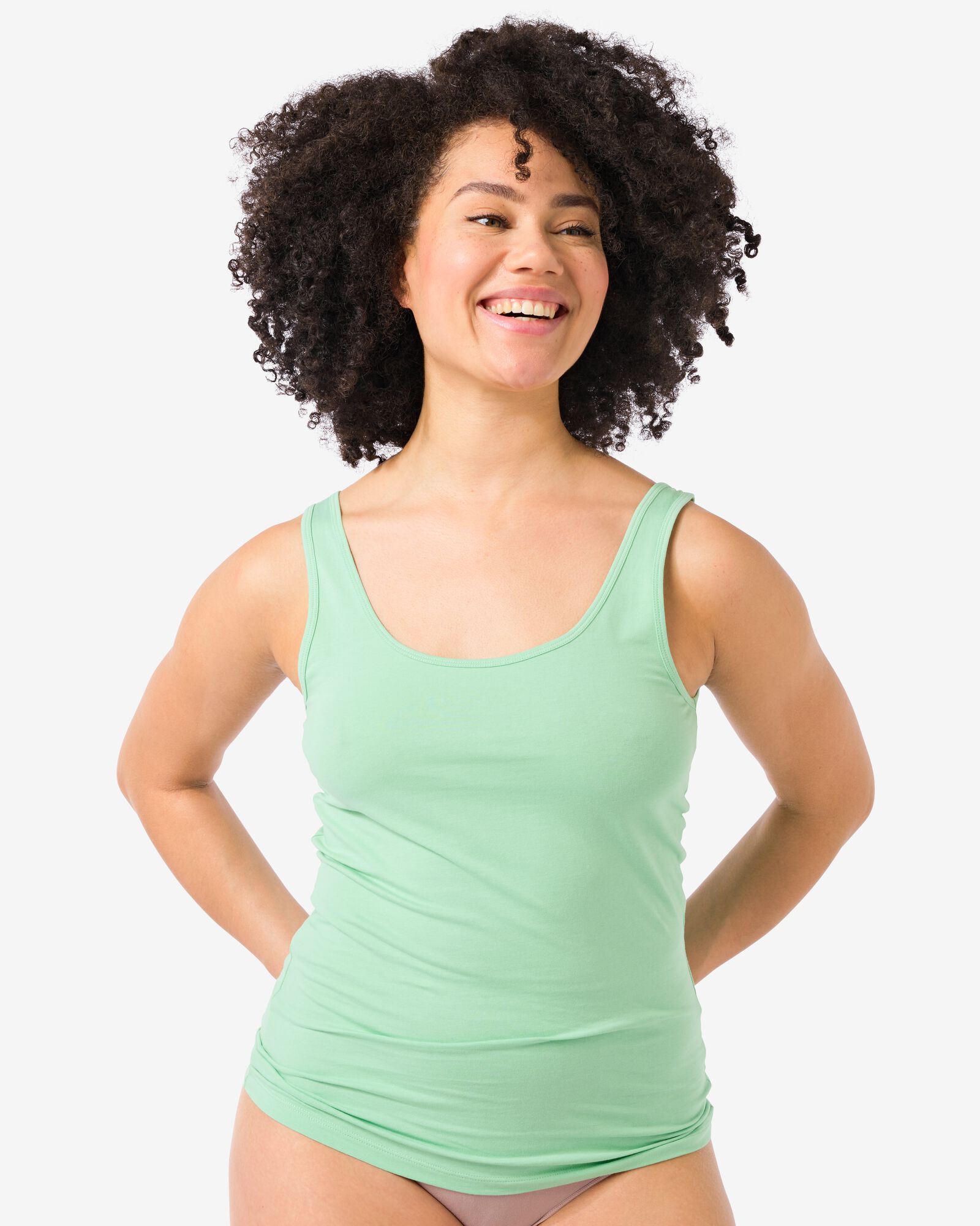 d&eacute;bardeur femme coton vert clair vert clair - 19641155LIGHTGREEN - HEMA