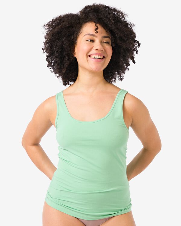 d&eacute;bardeur femme coton vert clair vert clair - 19641155LIGHTGREEN - HEMA