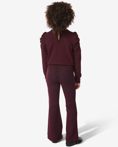 kinderlegging glitter bordeauxrood bordeauxrood - 30836902BURGUNDYRED - HEMA
