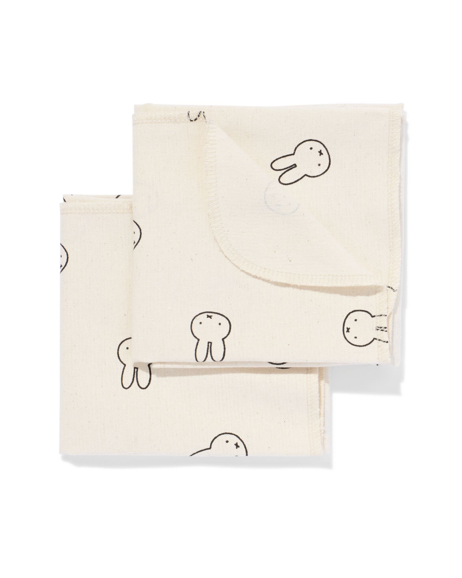 serviette en tissu Miffy - lot de 2 - 14250134 - HEMA