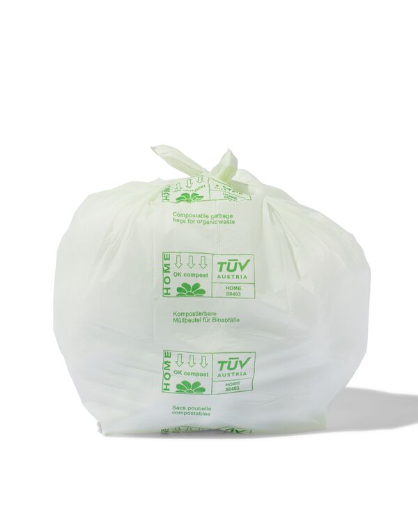 15 sacs pour poubelles à pédale compostables 15L - 20520020 - HEMA