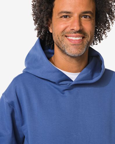 Herren-Hoodie Maarten, Oversized mittelblau mittelblau - 2101530MIDBLUE - HEMA