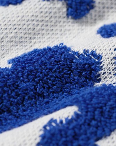 kindertrui gebreid koeienprint bleu bleu - 30718717BLUE - HEMA