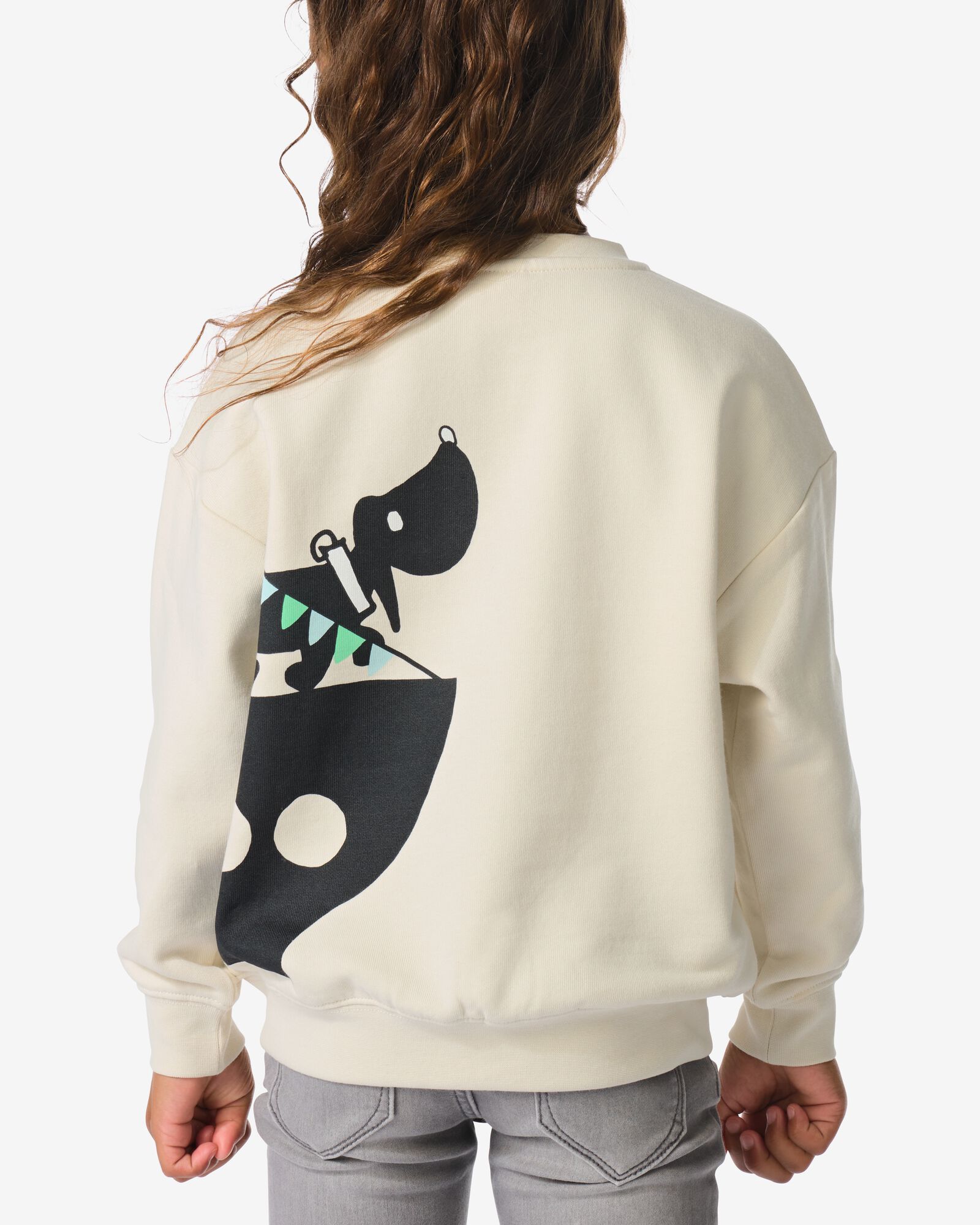 Takkie en Siepie kinder sweater  ecru ecru - 30823900ECRU - HEMA