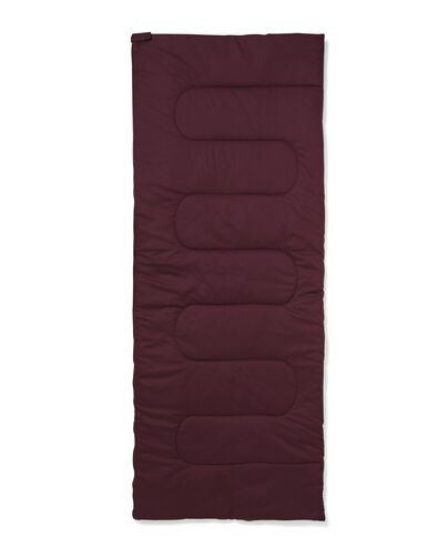 slaapzak voor volwassenen 200x80cm katoen rood - 41800241 - HEMA